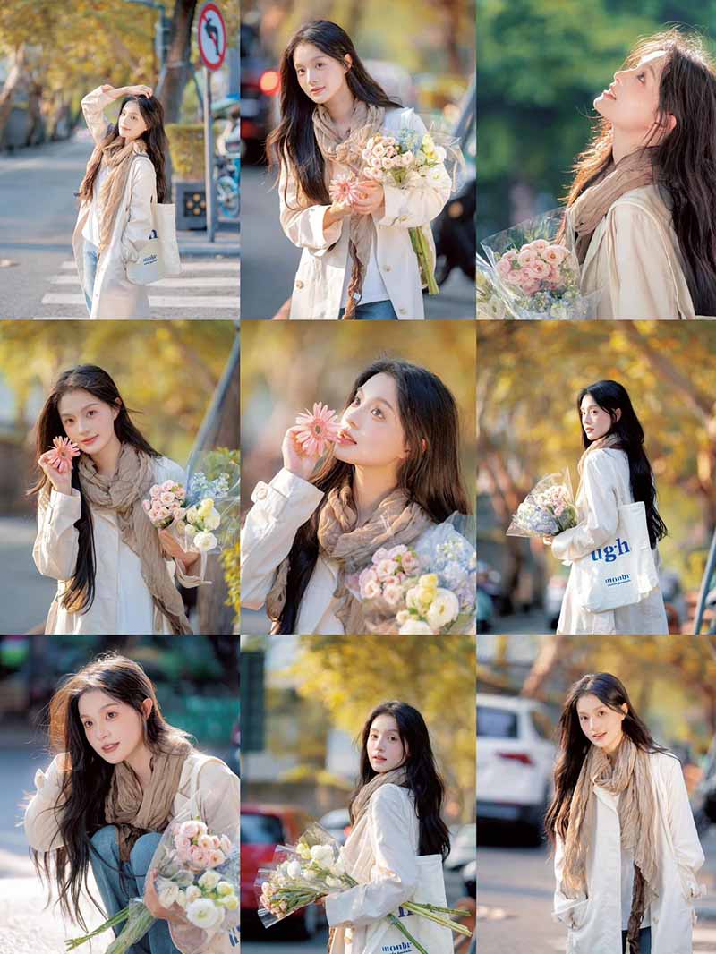 文艺少女的拍照姿势，轻松拍出大片